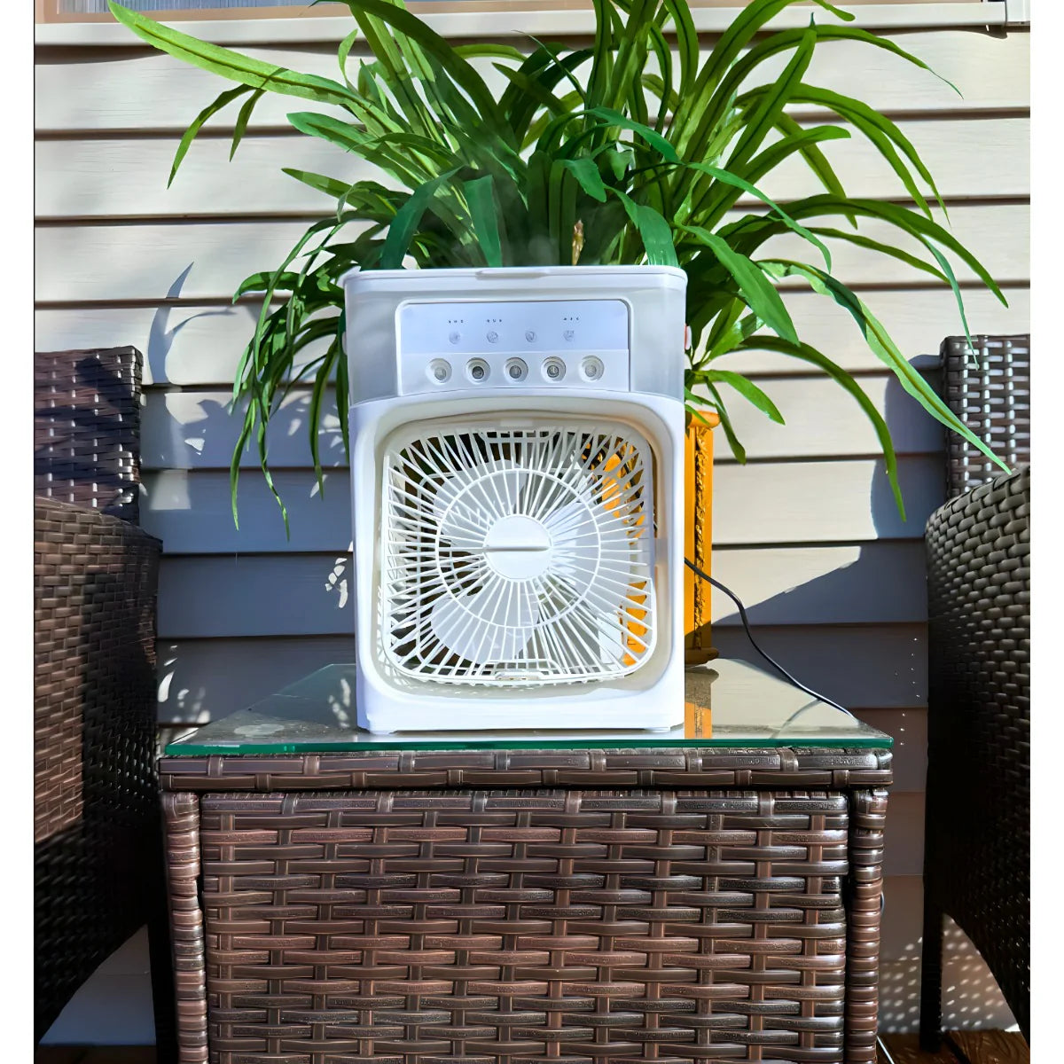 Mini air conditioner 5 in 1 - Water mist and cooling diffuser