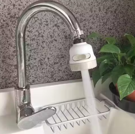 CZ 360° Rotating Faucet Aerator | 3-Mode Water-Saving Tap Sprinkler | Adjustable Kitchen & Bathroom Nozzle