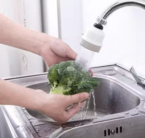 CZ 360° Rotating Faucet Aerator | 3-Mode Water-Saving Tap Sprinkler | Adjustable Kitchen & Bathroom Nozzle