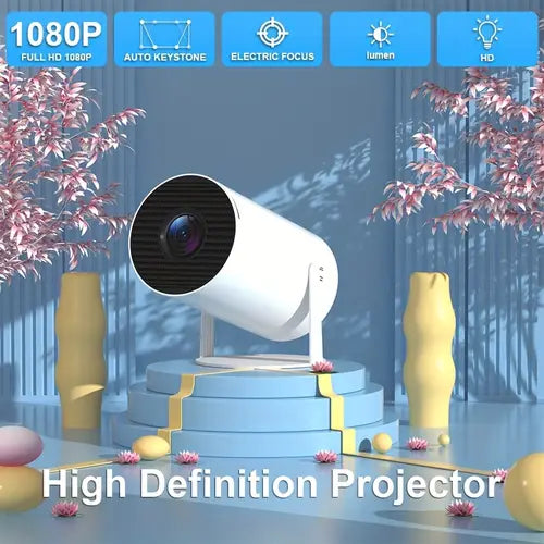 : π Portable 4K Mini Projector with WiFi 6 & Bluetooth
