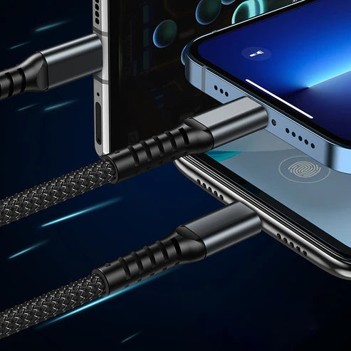 π₯3-in-1 100W Transparent Fast Charging Cable