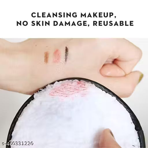 Reusable Cotton Makeup Remover Pads (Set of 3) | Soft, Washable & Skin-Friendly