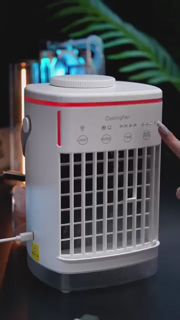 Mini air conditioner 5 in 1 - Water mist and cooling diffuser